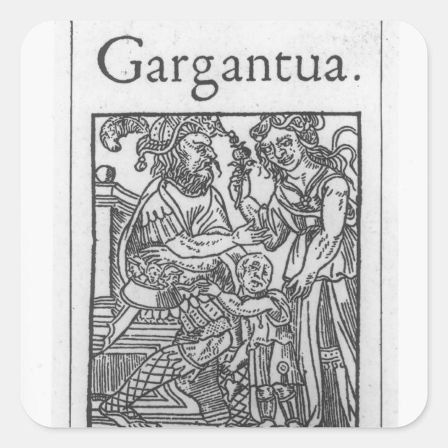 Adesivo Quadrado Uma Família de Gigantes (Frente)