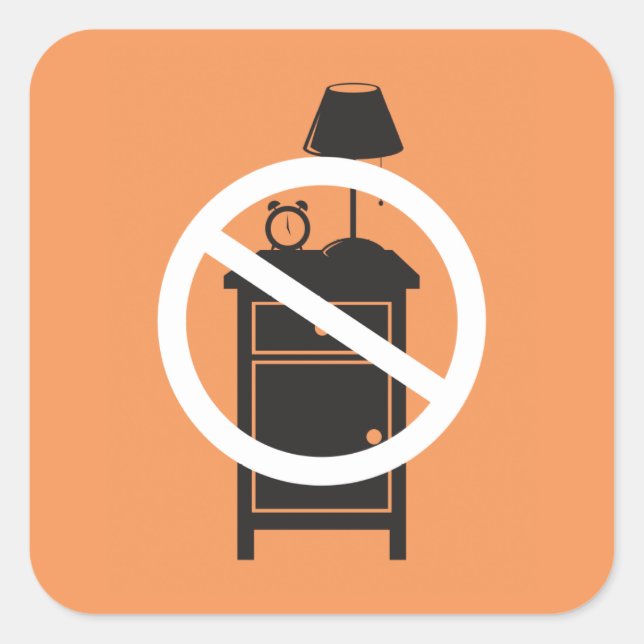 Adesivo Quadrado Uma Noite De Pé (Frente)