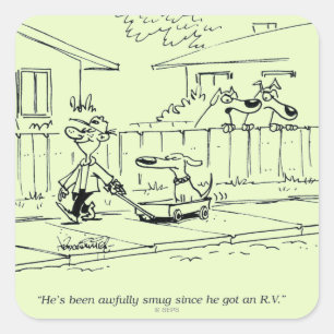 Adesivo Quadrado Uma nova corrida