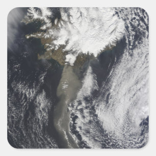 Adesivo Quadrado Uma nuvem de cinza