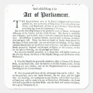 Adesivo Quadrado Uma proposta para construir uma biblioteca real,