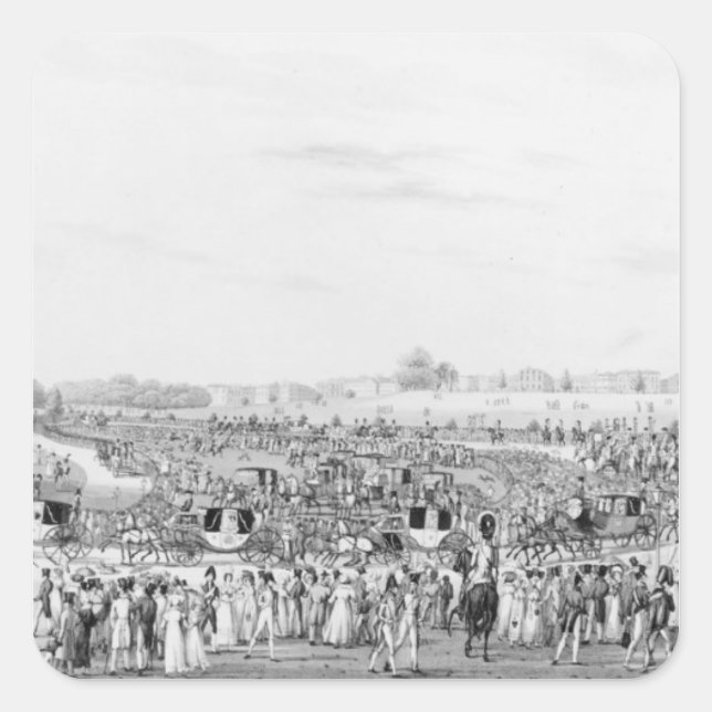 Adesivo Quadrado Uma representação correta da empresa (Frente)