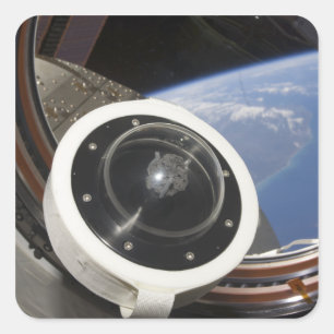 Adesivo Quadrado Uma rocha lua