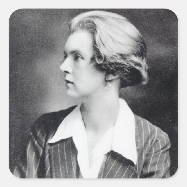 Adesivo Quadrado Una Vincenzo, Lady Troubridge, c.1915 (Frente)