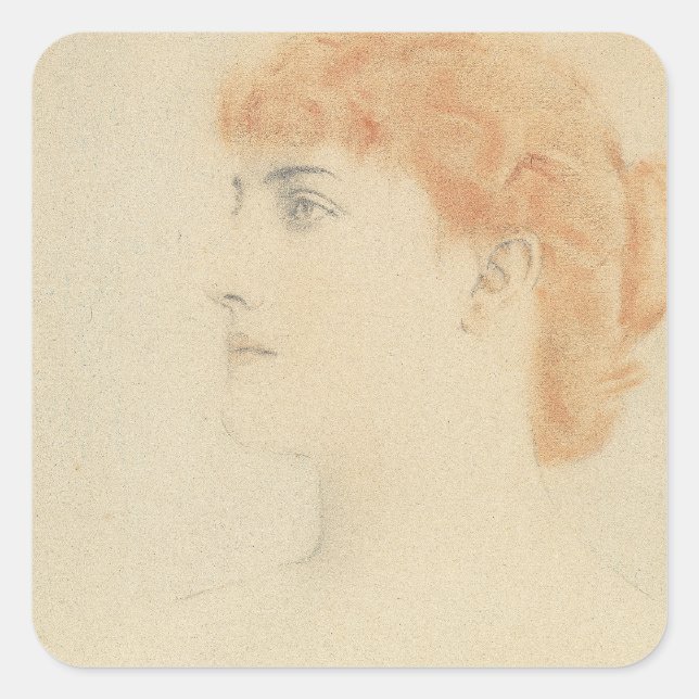 Adesivo Quadrado Une Parisienne | 1916 (Frente)