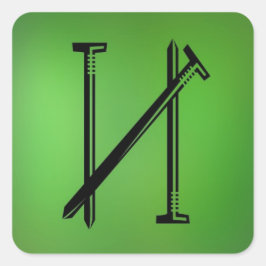 Adesivo Quadrado Unhas AH2010