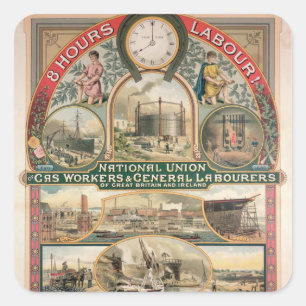 Adesivo Quadrado União nacional