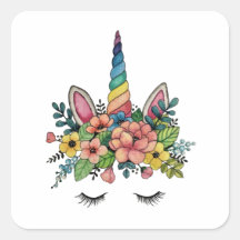 Unicorn Pisca Com Rainbow Horn