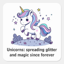 Unicórnio Fofo Espalhando Brilho e Magia