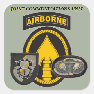 ADESIVO QUADRADO UNIDADE COMUNICAÇÃO CONJUNTA USSOC STICKERS