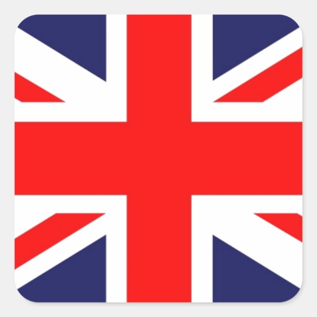 Adesivo Quadrado Union Jack (Frente)