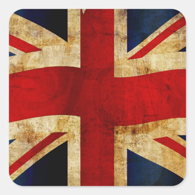Adesivo Quadrado Union Jack (Frente)