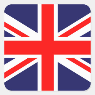 Adesivo Quadrado Union Jack clássico