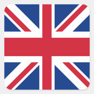 Adesivo Quadrado Union Jack Sticker