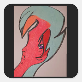 Adesivo Quadrado Unique Original Character Art Sticker Sheets