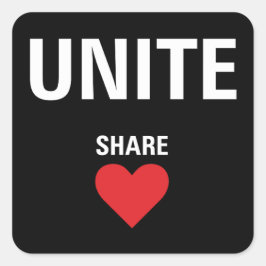 Adesivo Quadrado Unir Democracia Política