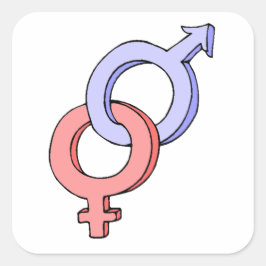 Adesivo Quadrado Unissex