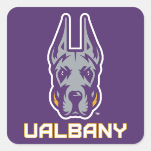 Adesivo Quadrado Universidade de Albany Great Danes
