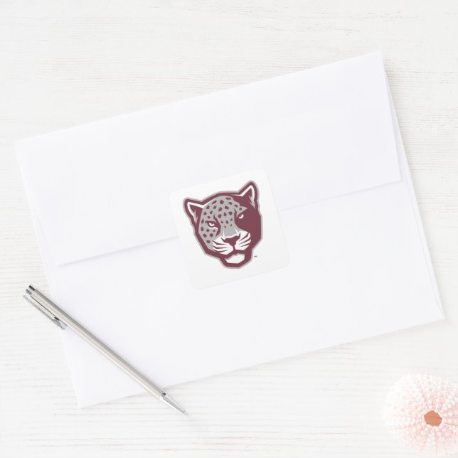Adesivo Quadrado Universidade do Texas A&M - San Antonio | Jaguares (Envelope)