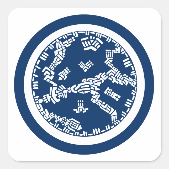 Adesivo Quadrado Urbanismo (Frente)