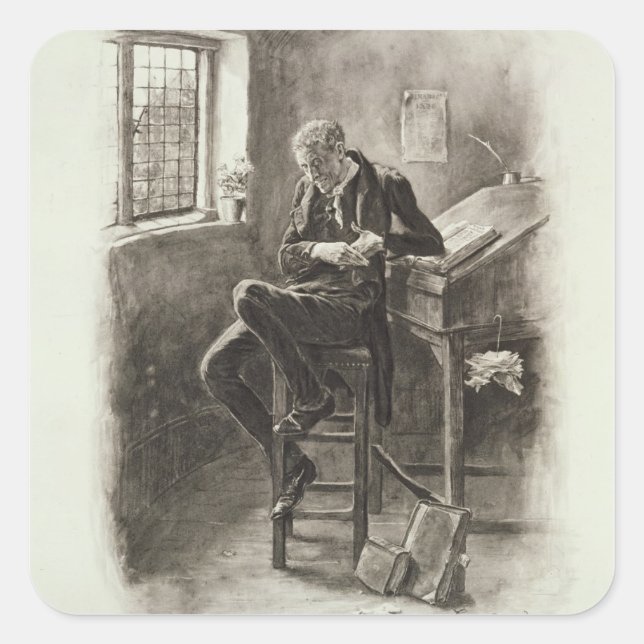 Adesivo Quadrado Uriah Heep, de Charles Dickens: Um Gossiê sobre (Frente)