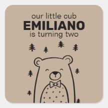 Urso com empilhadeira de Arco