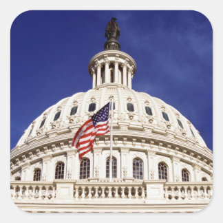 Adesivo Quadrado US Capital Building, Washington DC