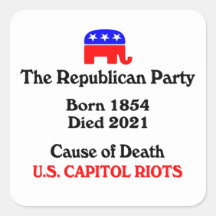 US Capitol Riots: Partido Republicano Causa da Mor
