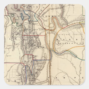 Adesivo Quadrado Utah 2