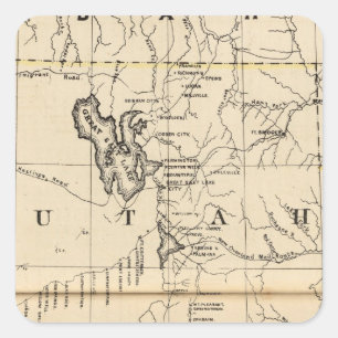 Adesivo Quadrado Utah 9