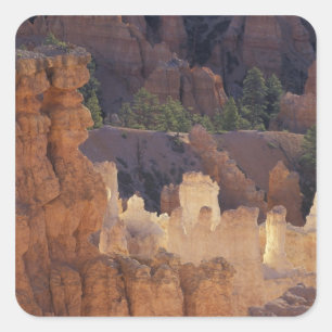 Adesivo Quadrado Utah, Parque Nacional Bryce Canyon. Hoodoos,