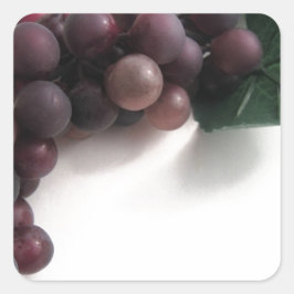 Adesivo Quadrado Uvas Azuis