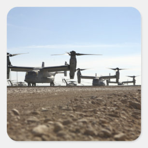 Adesivo Quadrado V-22 Aeronave de Osprey tiltrotor