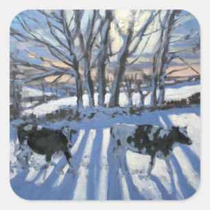 Adesivo Quadrado Vacas da Frísia 2009