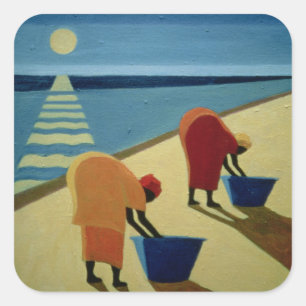 Adesivo Quadrado Vagabundos 1997 da praia