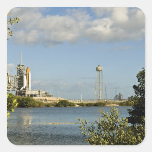 Adesivo Quadrado Vaivém espacial Atlantis e esforço