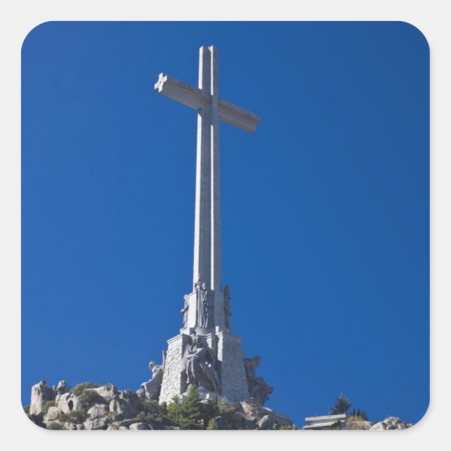 Adesivo Quadrado Vale dos Caídos, monumento (Frente)