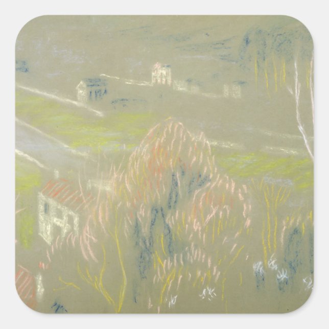 Adesivo Quadrado Vale entre Santo-Germain e Mareil (Frente)