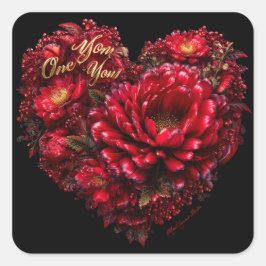 Adesivo Quadrado Valentine’s Day Stickers | Cute, Romantic