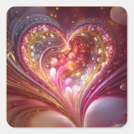 Adesivo Quadrado Valentine’s Day Stickers | Cute, Romantic