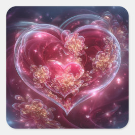 Adesivo Quadrado Valentine’s Day Stickers | Cute, Romantic