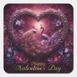 Adesivo Quadrado Valentine’s Day Stickers | Cute, Romantic