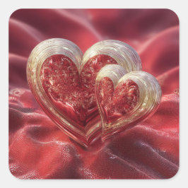Adesivo Quadrado Valentine’s Day Stickers | Cute, Romantic