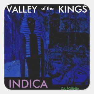 ADESIVO QUADRADO VALLEY OF THE KINGS INDICA