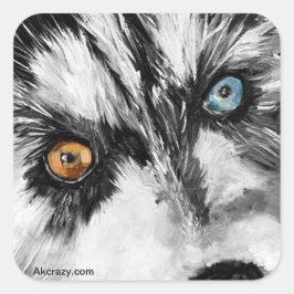 Adesivo Quadrado Vamos Executar vinheta quadrada B&W