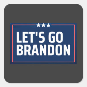 Adesivo Quadrado Vamos Go Brandon