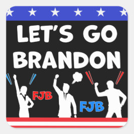 Adesivo Quadrado Vamos Go Brandon