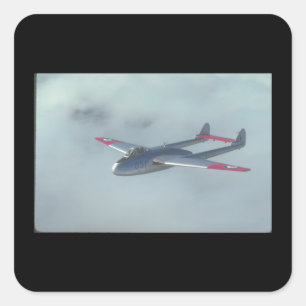 Adesivo Quadrado Vampiro de de Havilland. (aviões vampire_Military