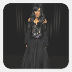 Adesivo Quadrado Vampiros