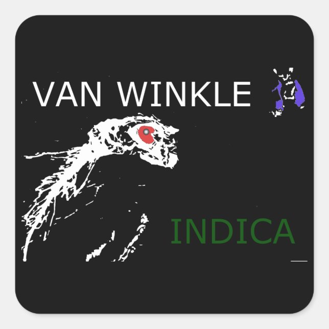 ADESIVO QUADRADO VAN WINKLE INDICA (Frente)